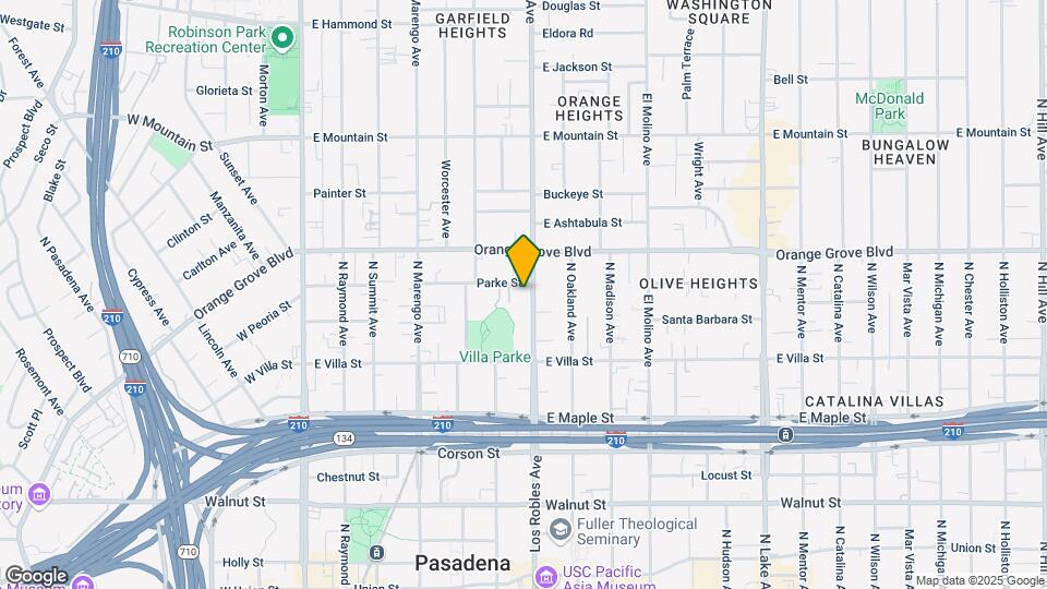 611 Los Robles Ave Map and Location Details