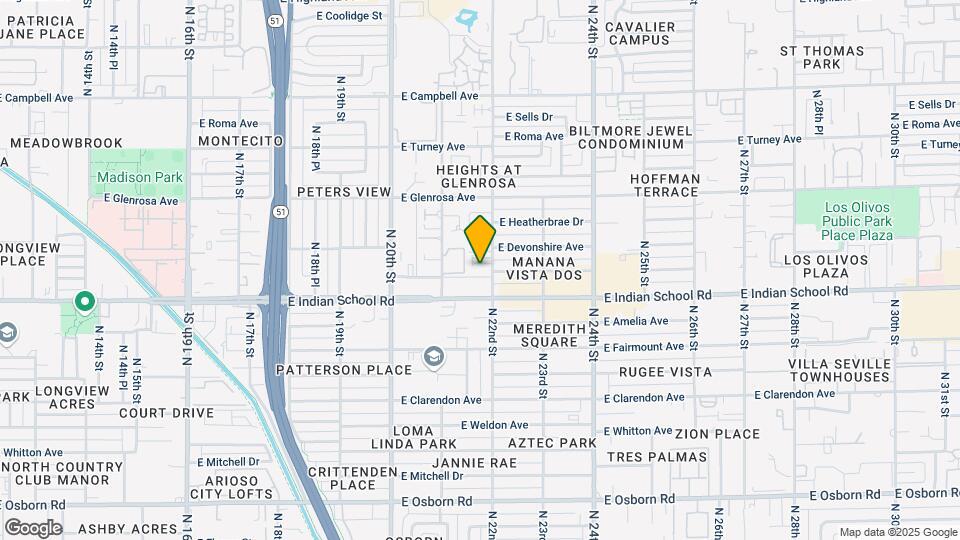 4110 N 22nd St Mapa y Detalles de la Ubicación