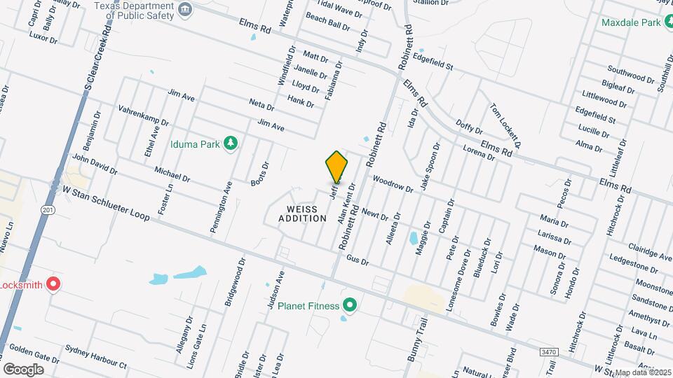 4302 Jeff Scott Dr, Unit B Map and Location Details