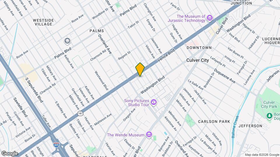 3820 Keystone Ave, Unit Keystone - Unit 1 Mapa y Detalles de la Ubicación