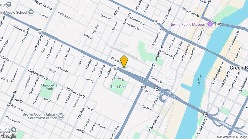 610 S Norwood Ave Map and Location Details