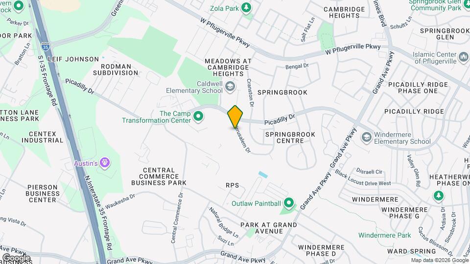 1725 Jerusalem Dr Map and Location Details