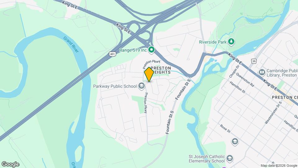 744 Parkview Crescent Map and Location Details