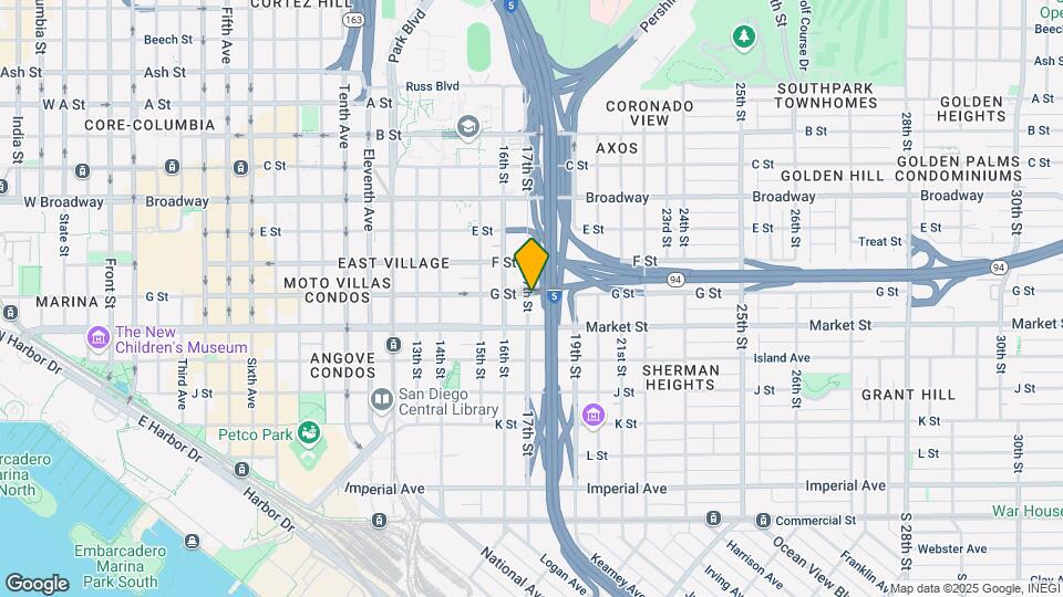 651-669 17th St Map and Location Details