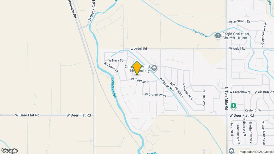 2546 W Cerulean Dr Map and Location Details