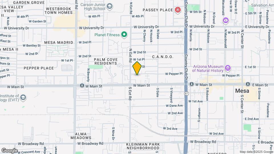 731 W Pepper Pl Map and Location Details