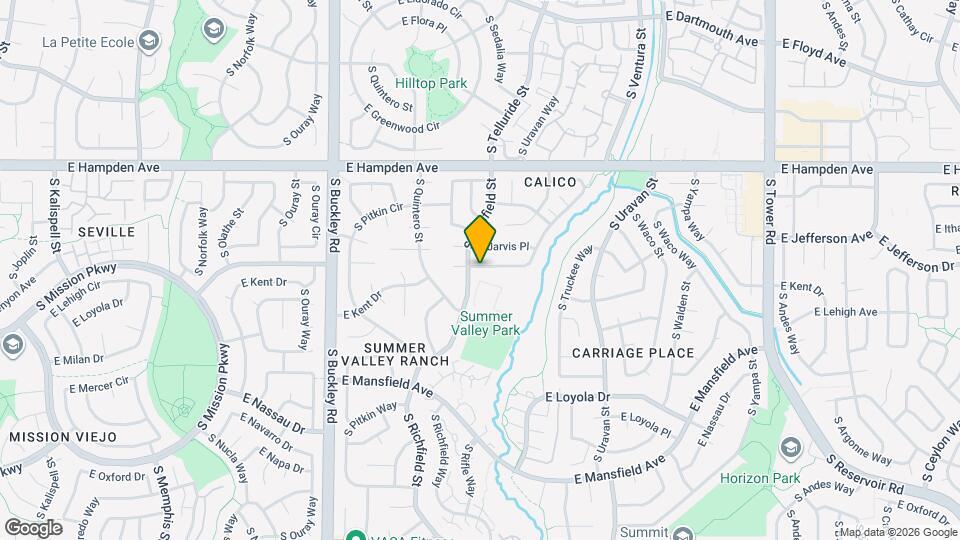 17336 E Kenyon Dr Map and Location Details