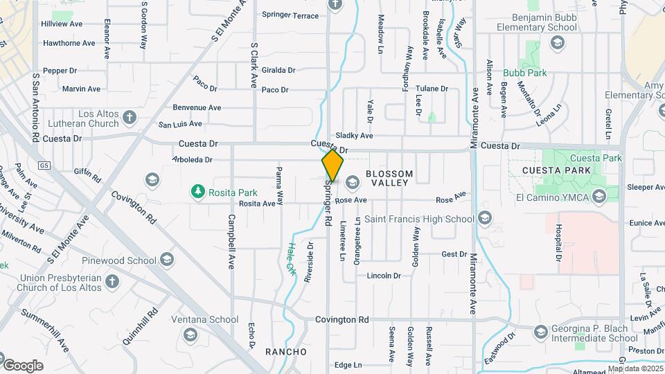 1775 Springer Rd Mapa y Detalles de la Ubicación