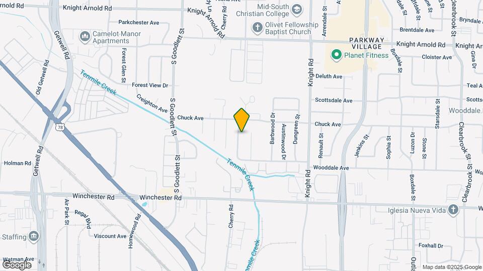 3398 Woodhollow Dr Map and Location Details