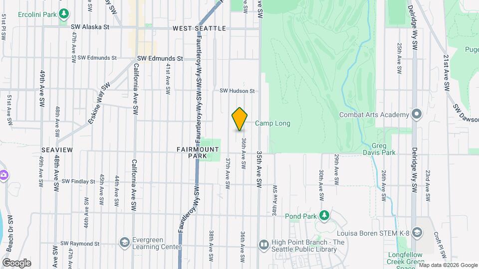 5225 36th Ave SW Mapa y Detalles de la Ubicación