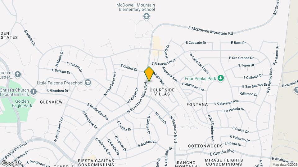 14815 N Fountain Hills Blvd, Unit 215 Map and Location Details