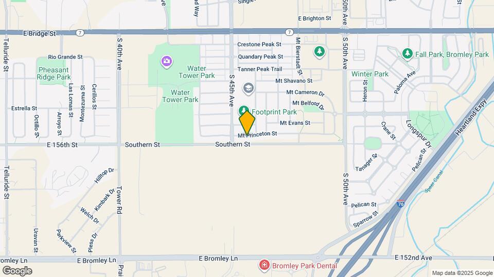 4564 MT Princeton St Mapa y Detalles de la Ubicación