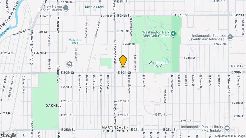 3011 N Tacoma Ave Map and Location Details