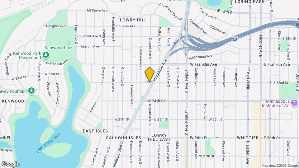 2202 Hennepin Ave S Map and Location Details