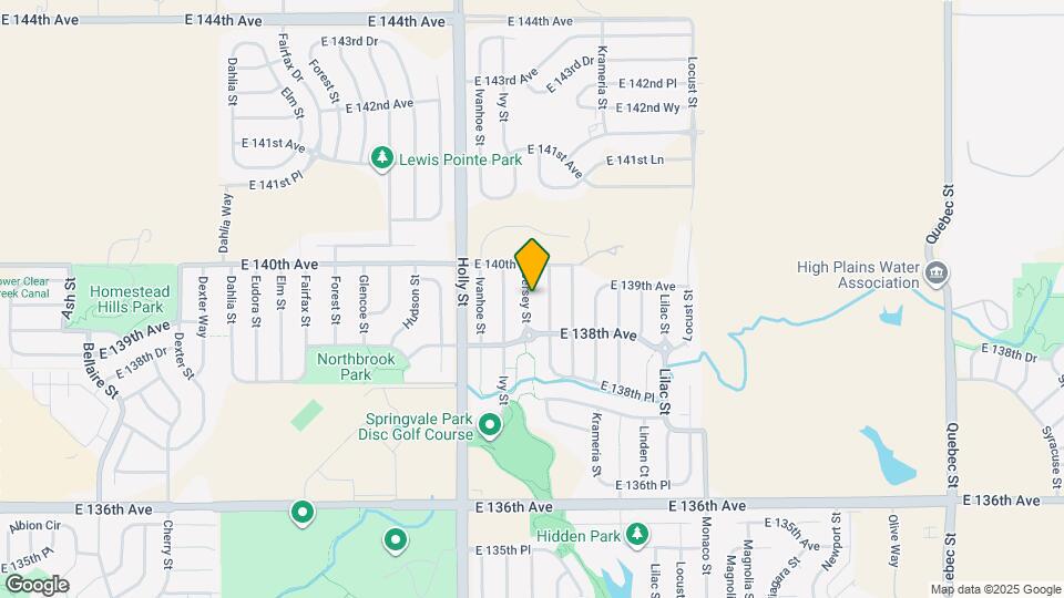 13888 Jersey St Map and Location Details