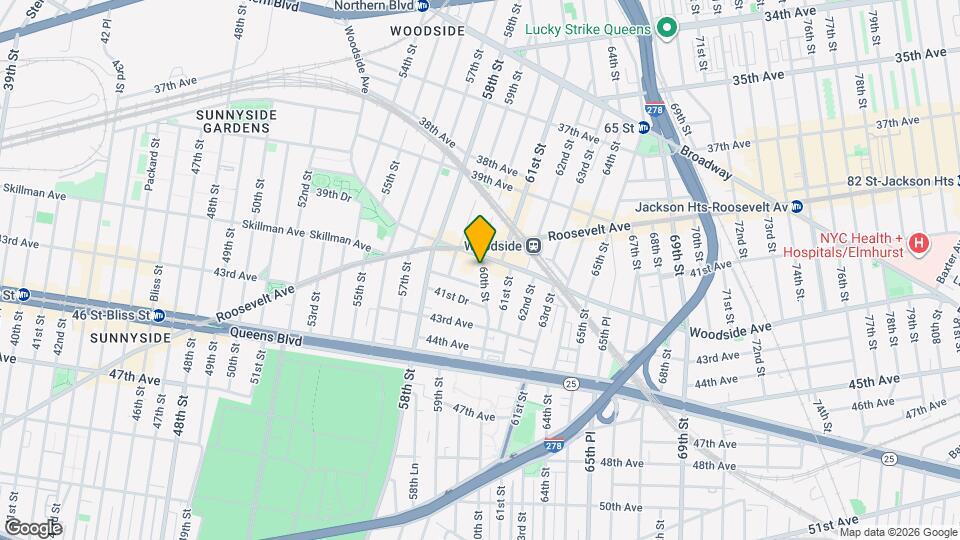 40-14 60th St Map and Location Details