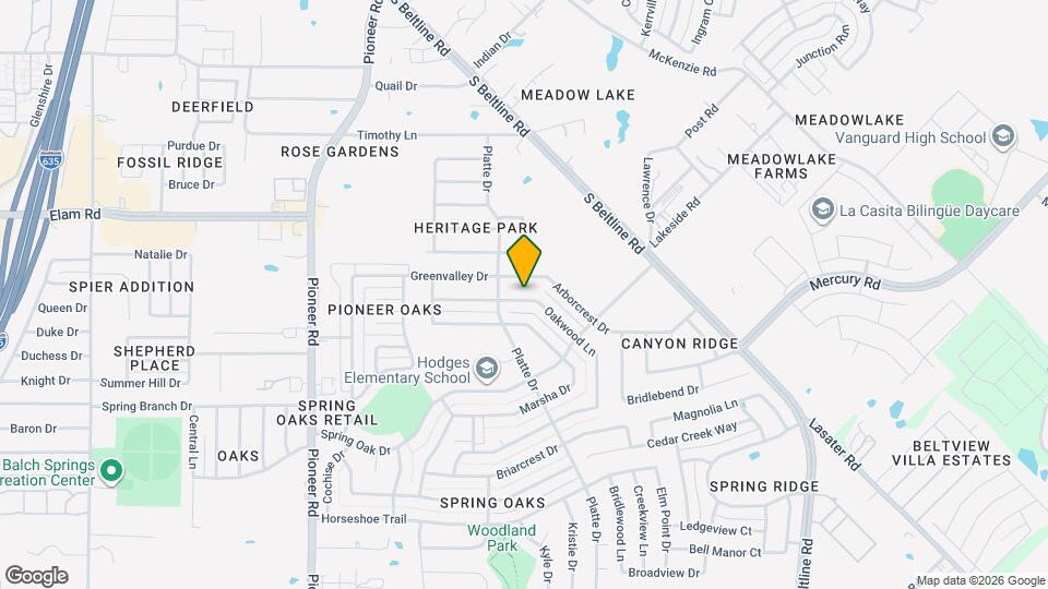 14908 Oakwood Ln Map and Location Details