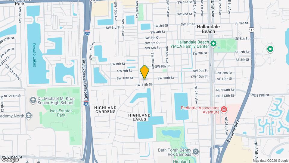 1005 SW 7th Ter Map and Location Details