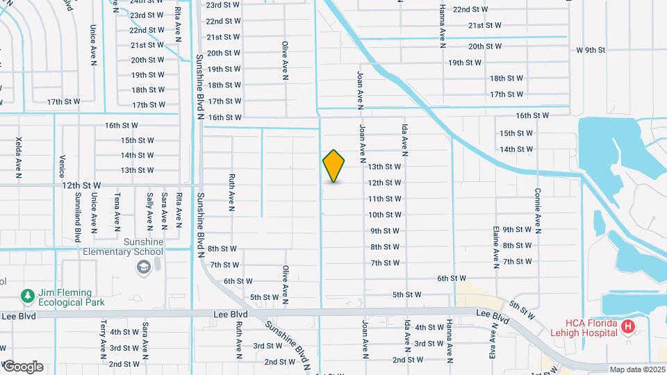 3015 12th St W Map and Location Details