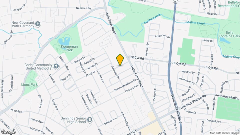 9220 Leamont Dr Map and Location Details