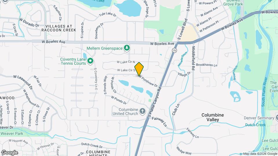 4346 W Pondview Dr Mapa y Detalles de la Ubicación