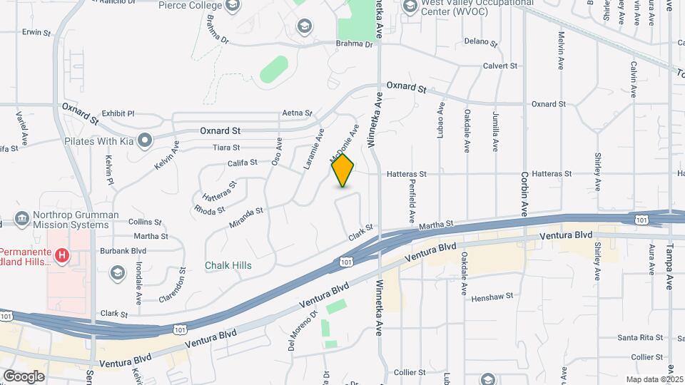 5718 Comanche Ave Map and Location Details