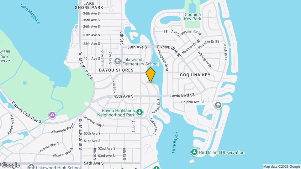 4321 Sunrise Dr S Map and Location Details