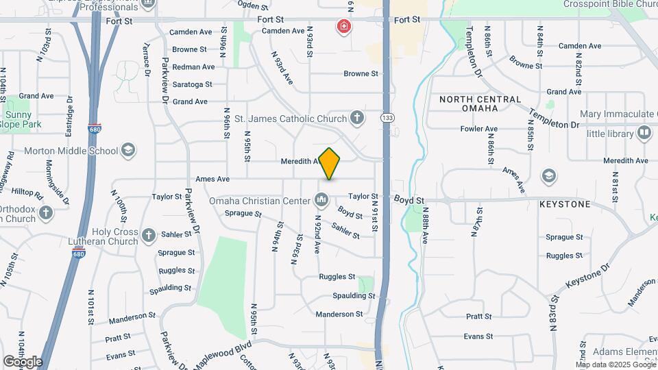 9223 Ames Ave Map and Location Details