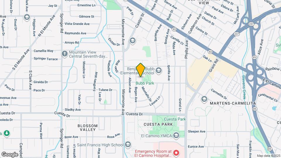 1570 Montalto Dr Map and Location Details