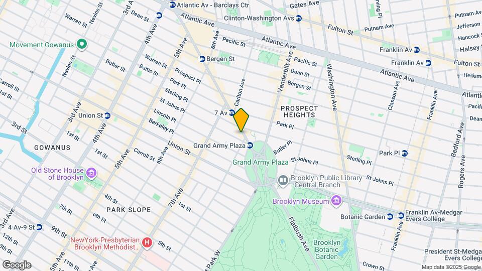 350 Flatbush Ave Map and Location Details