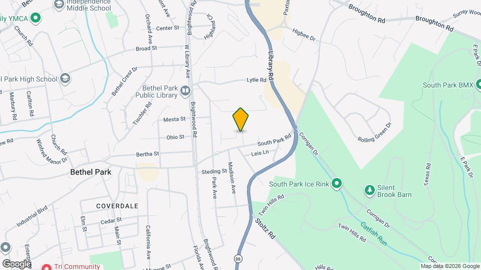 304 Sonnybrook Ct Mapa y Detalles de la Ubicación