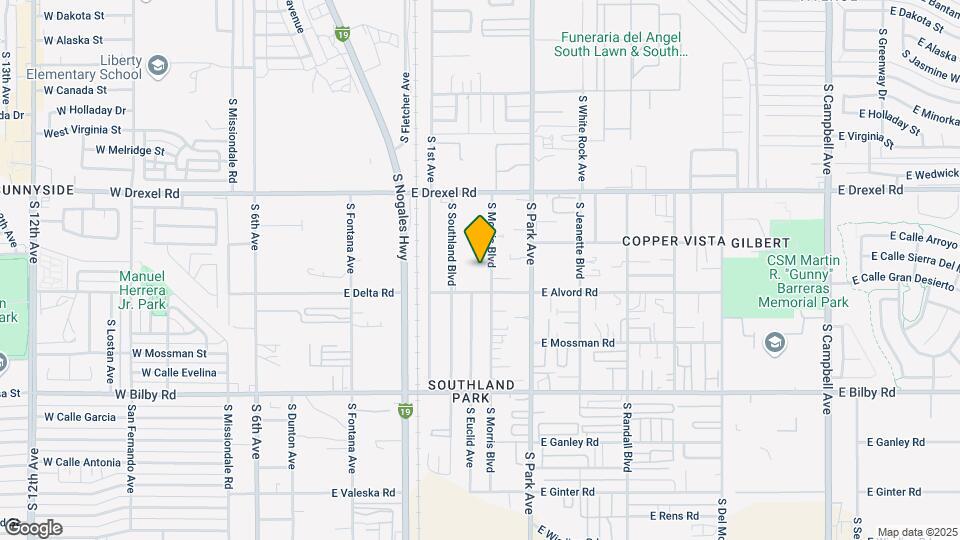 5836 S Morris Blvd Map and Location Details