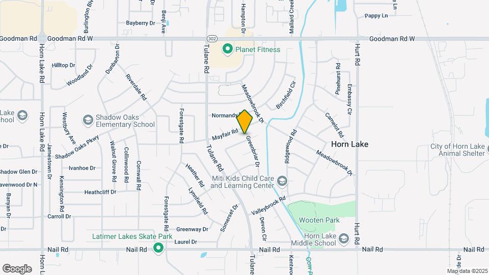 3070 Forest Glen Dr Map and Location Details