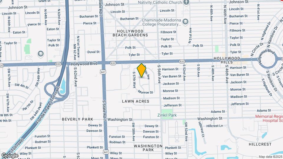 5720 Van Buren St Map and Location Details