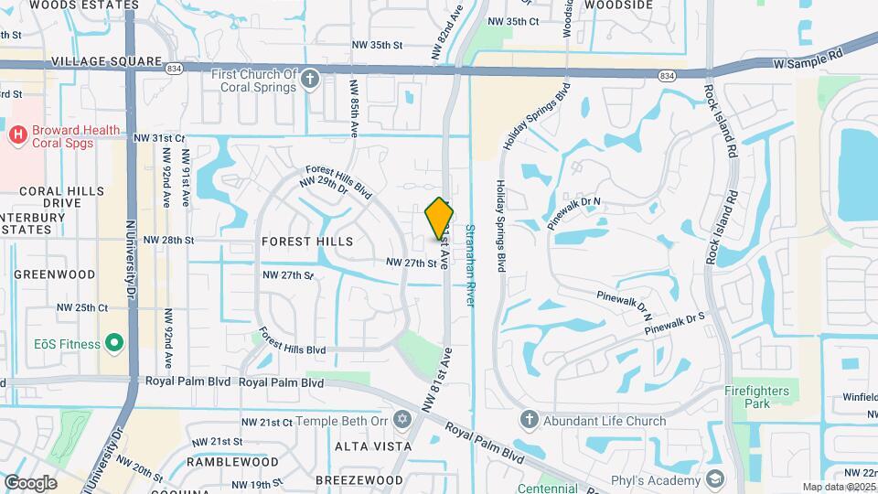 2700 Riverside Dr Map and Location Details