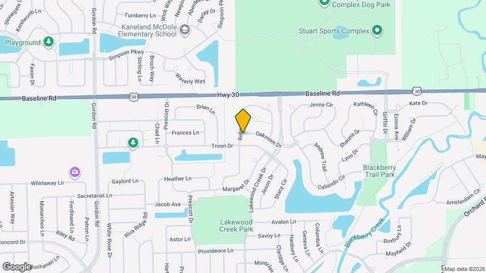 2837 Oakmont Dr Map and Location Details