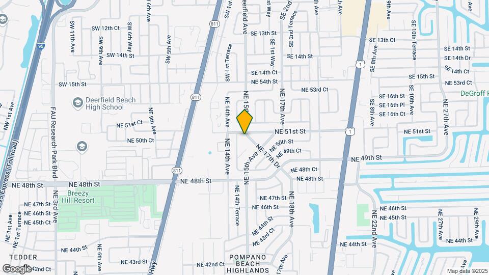 5095 NE 17th Dr Map and Location Details