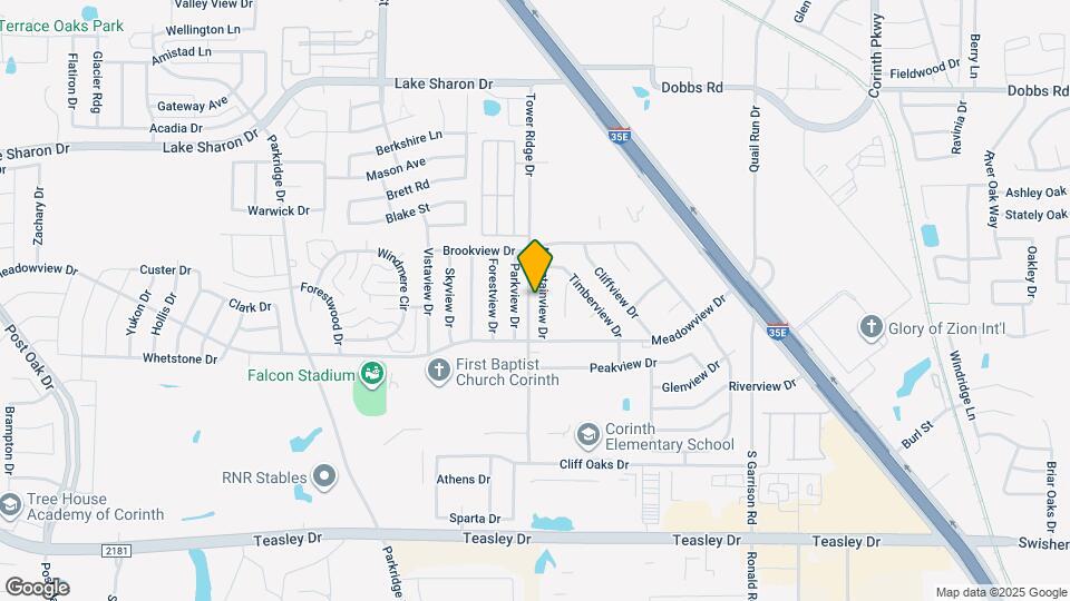 2605 Mountainview Dr Map and Location Details