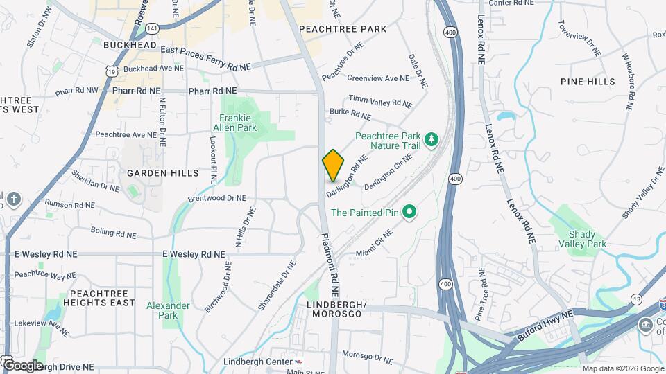 616 Darlington Rd NE Mapa y Detalles de la Ubicación