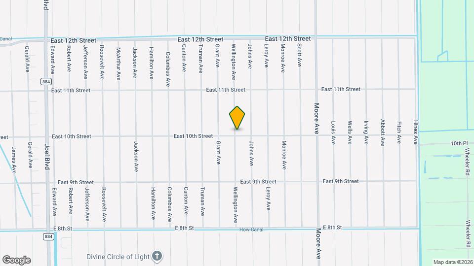 3501 East 10th Street Map and Location Details