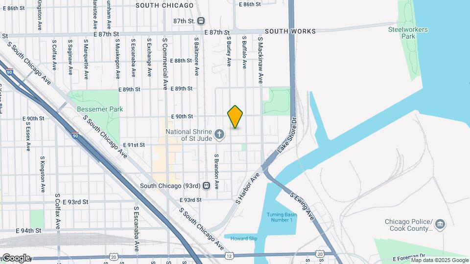 9035 S Burley Ave Map and Location Details