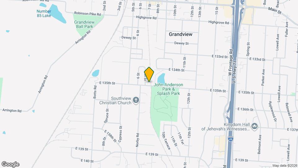 4702 E 135th St Map and Location Details