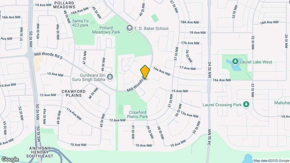 1503 Mill Woods Road East NW Map and Location Details