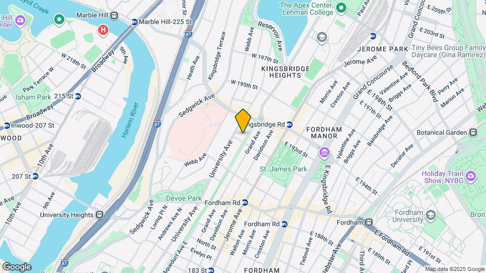 65 W 192nd St Map and Location Details