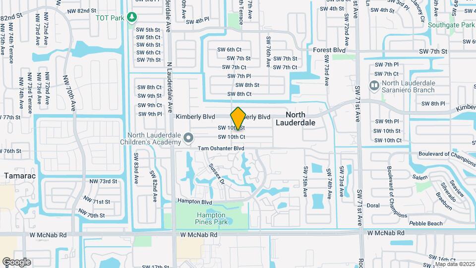 7741 SW 10th Ct Map and Location Details