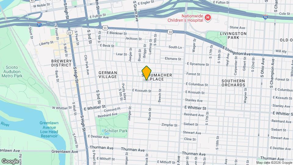 355 E Columbus St Map and Location Details