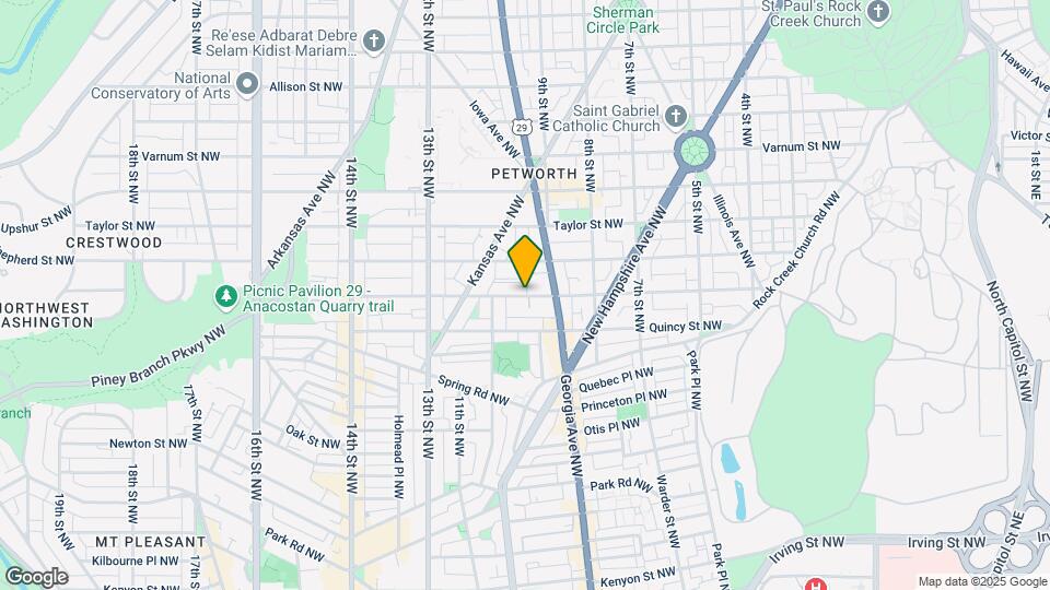 929 Randolph St NW Map and Location Details