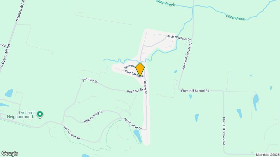 2308 Four Lakes Dr Map and Location Details