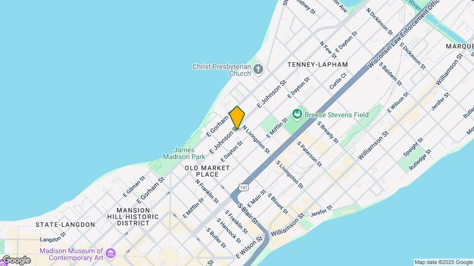 827 E Gorham St Mapa y Detalles de la Ubicación