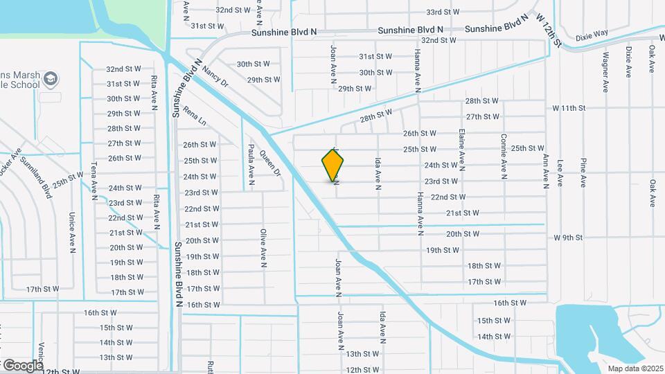 3001 23rd St W Map and Location Details